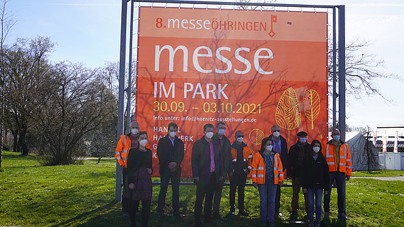 Pressetermin Messe im Park